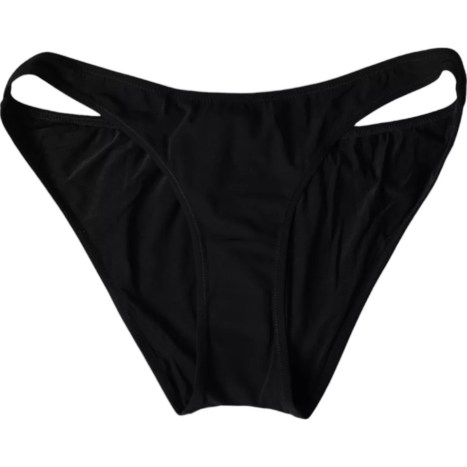 Черный нейлоновый купальник пляжная одежда нижняя часть бикини Dolce & Gabbana