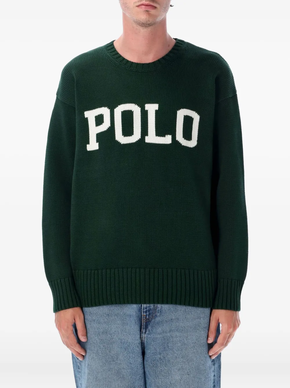 

Свитер с логотипом POLO RALPH LAUREN, зеленый