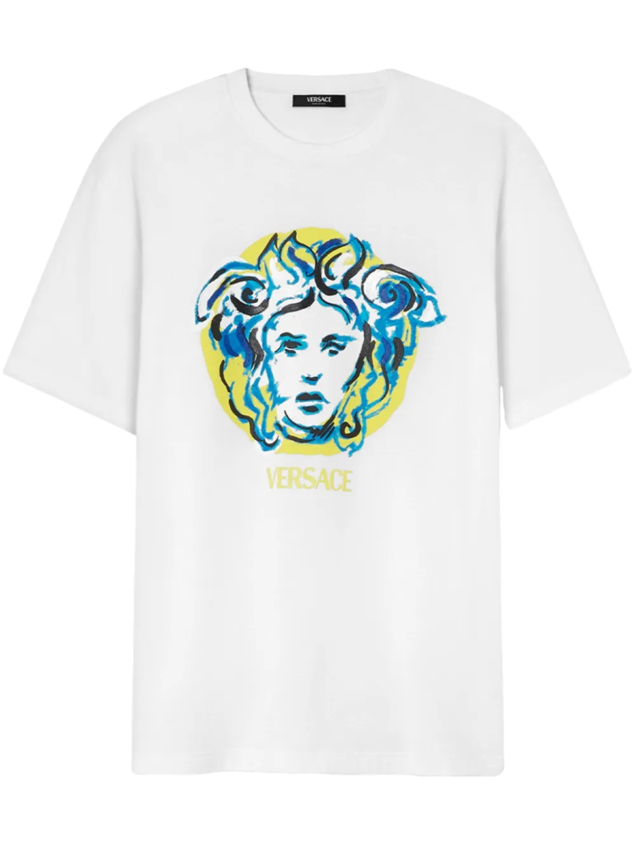 

Футболка с логотипом Medusa Versace, белый