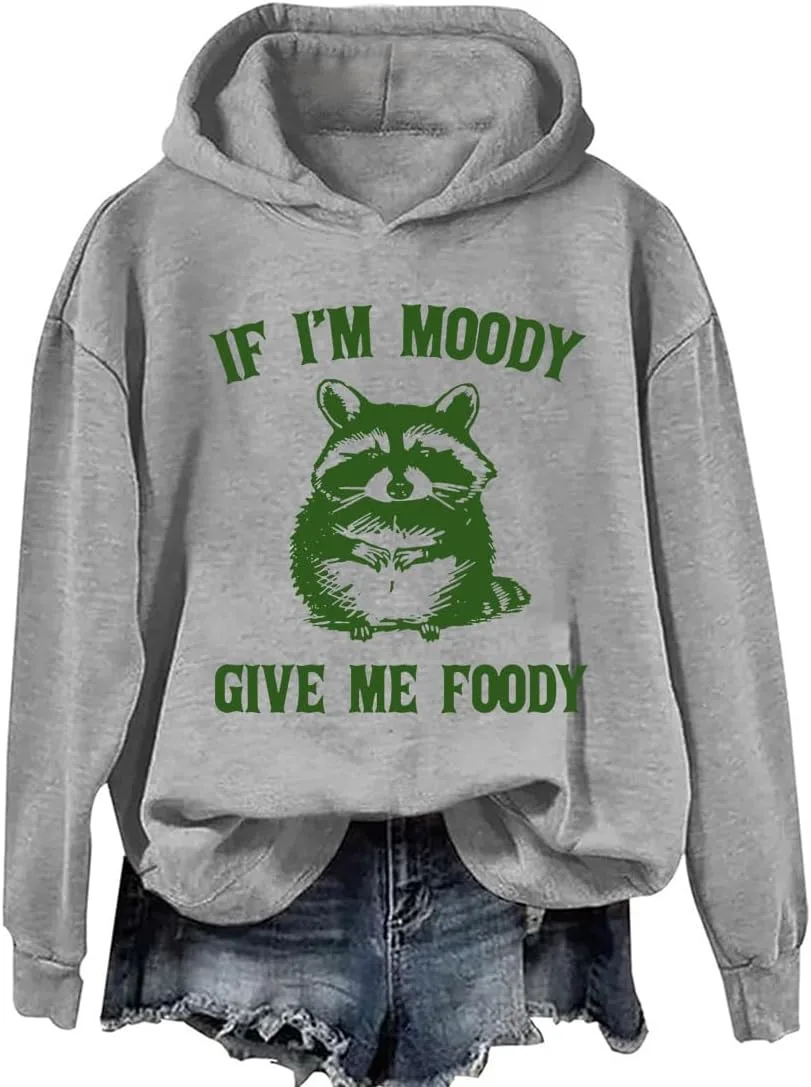 Толстовка If I'm Moody Give Me Foody — фото 4