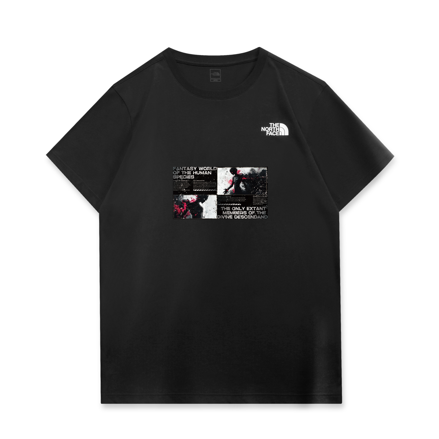 

THE NORTH FACE Футболка унисекс черная, Черный, THE NORTH FACE Футболка унисекс черная