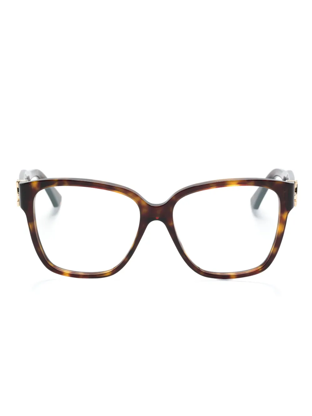 

Очки Double C в прямоугольной оправе Cartier, коричневый