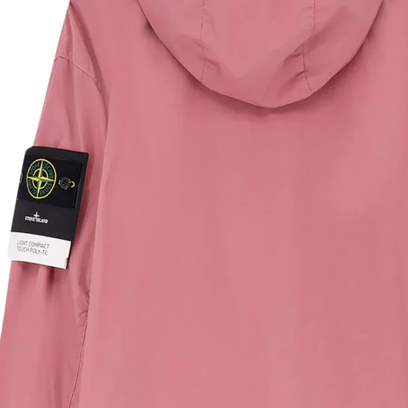 Куртка с капюшоном и патчем с логотипом STONE ISLAND, Pink — фото 4
