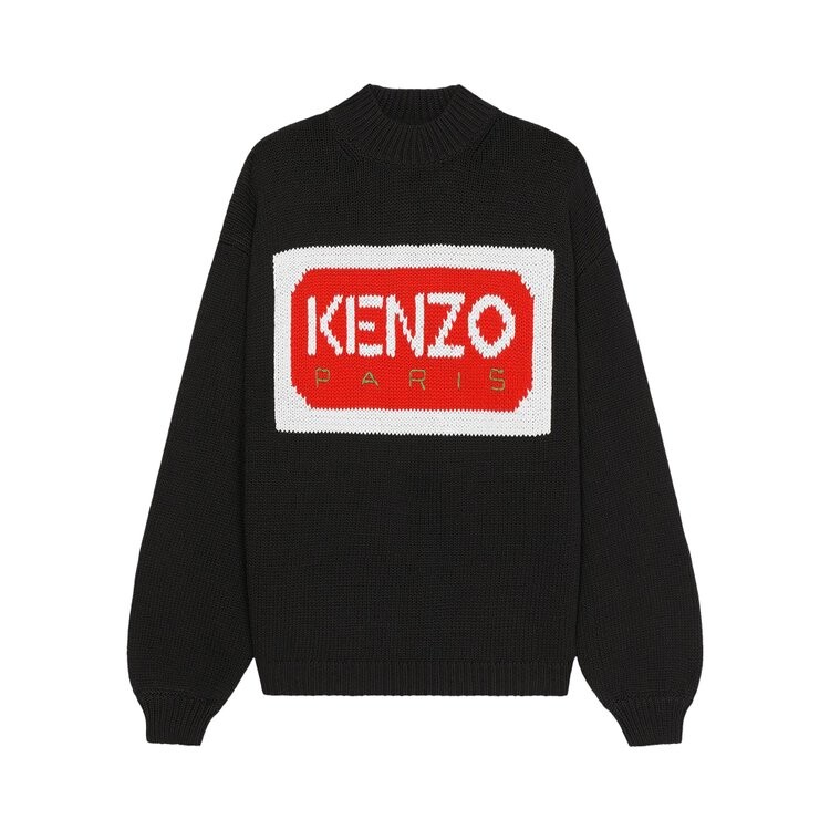 

Джемпер Kenzo Logo Intarsia Knit Jumper, черный