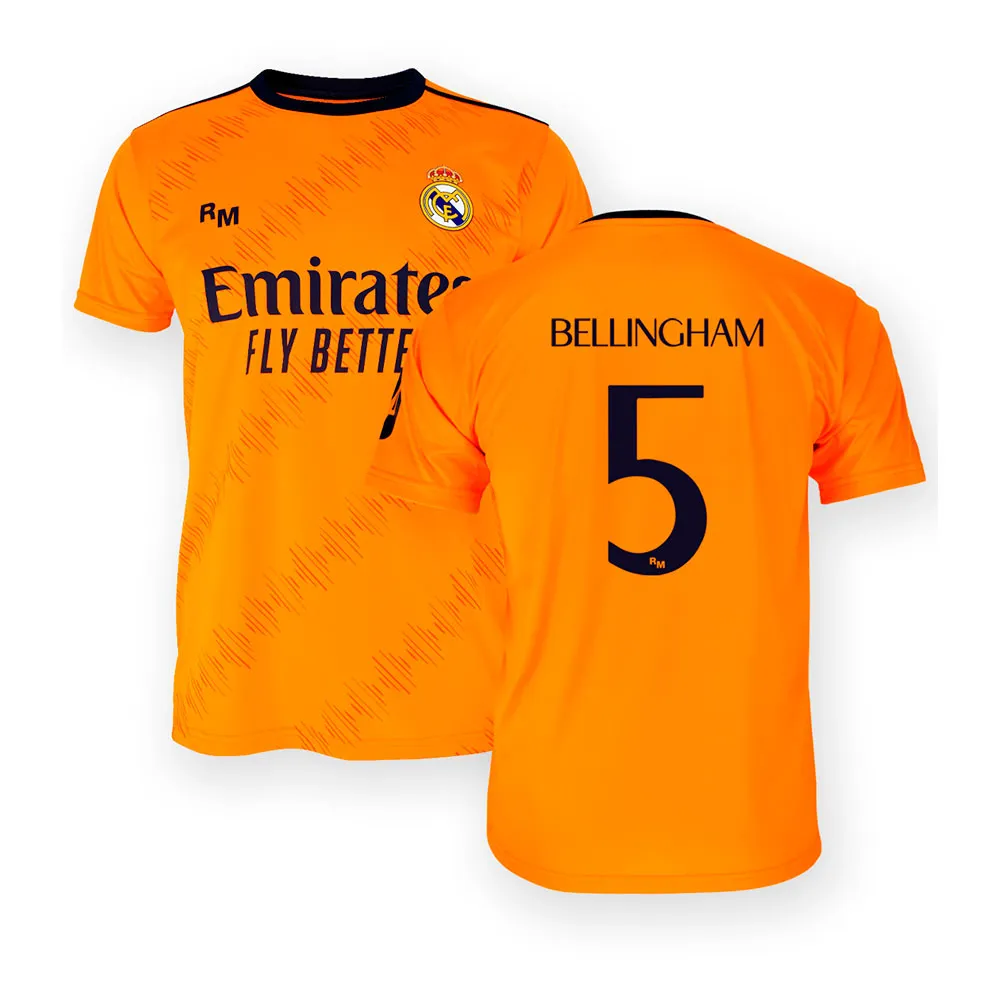 

Футболка с коротким рукавом Real Madrid 24/25 Bellingham Away junior, оранжевый