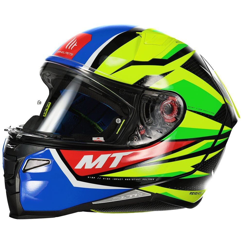 

Шлем полнолицевой MT Helmets Revenge 2 Kley A3, зеленый