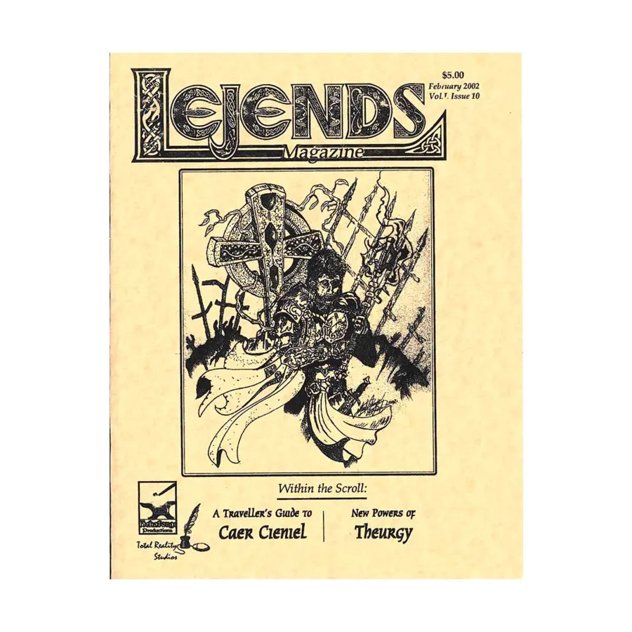 

Журнал Vol. 1, #10 "Shadoweavings, Out of the Wilderness", Lejends Magazine