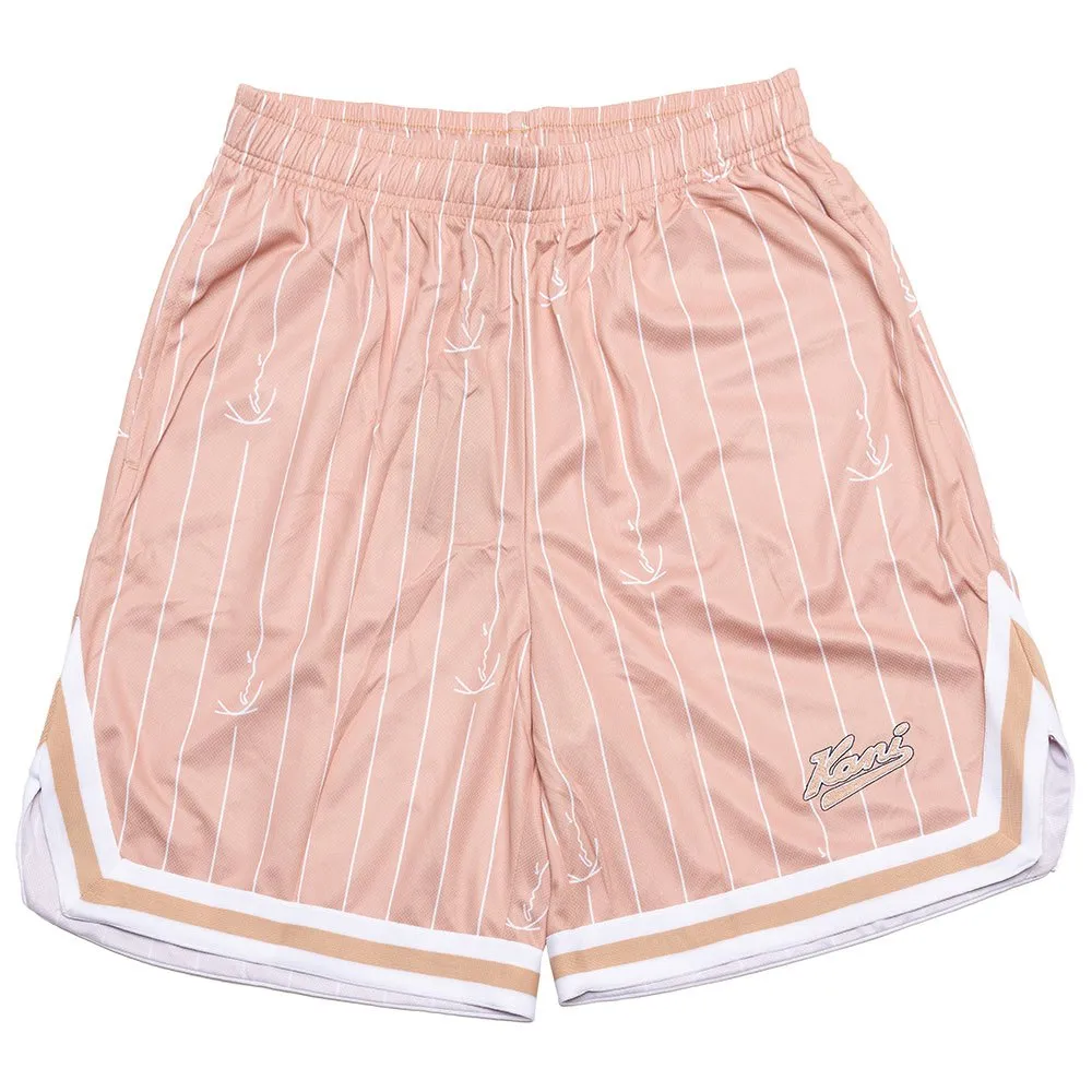 

Шорты Karl Kani Small Varsity Logo Pinstripe Mesh, розовый