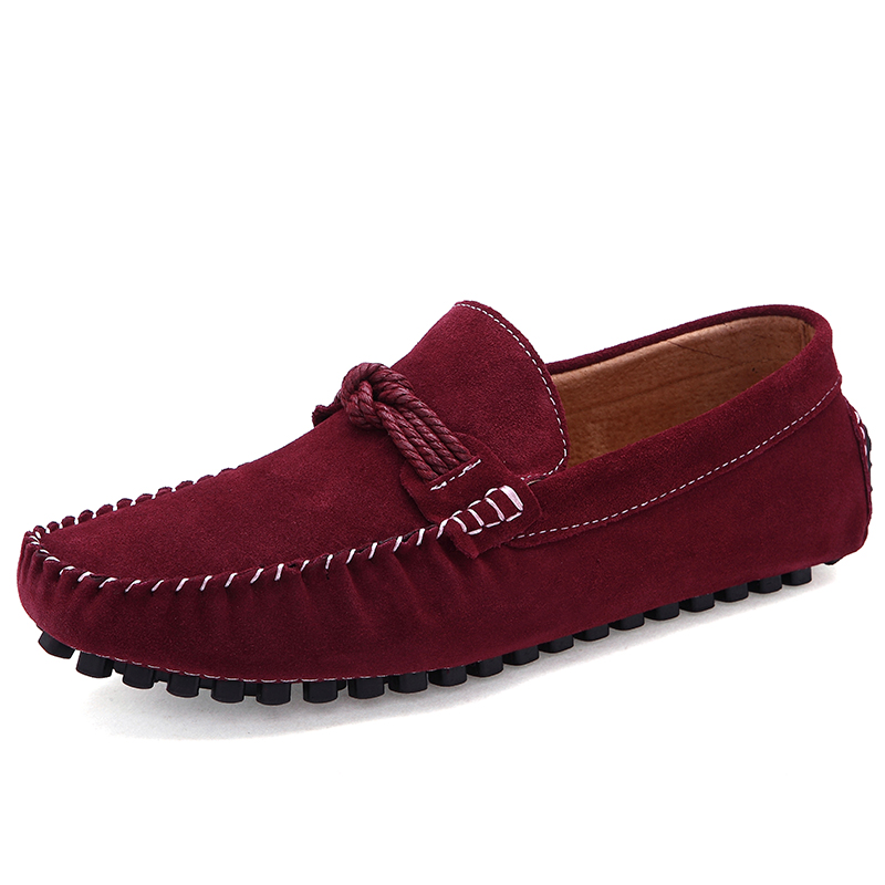 

KUPE Мужские повседневные кеды низкие бордовые, цвет Burgundy