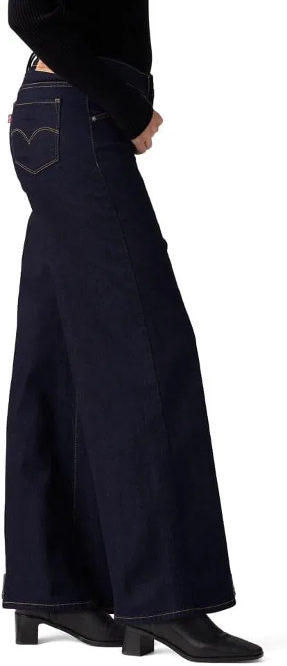 Levi's женские джинсы 318 Shaping Wide Leg, Darkest Sky — фото 3
