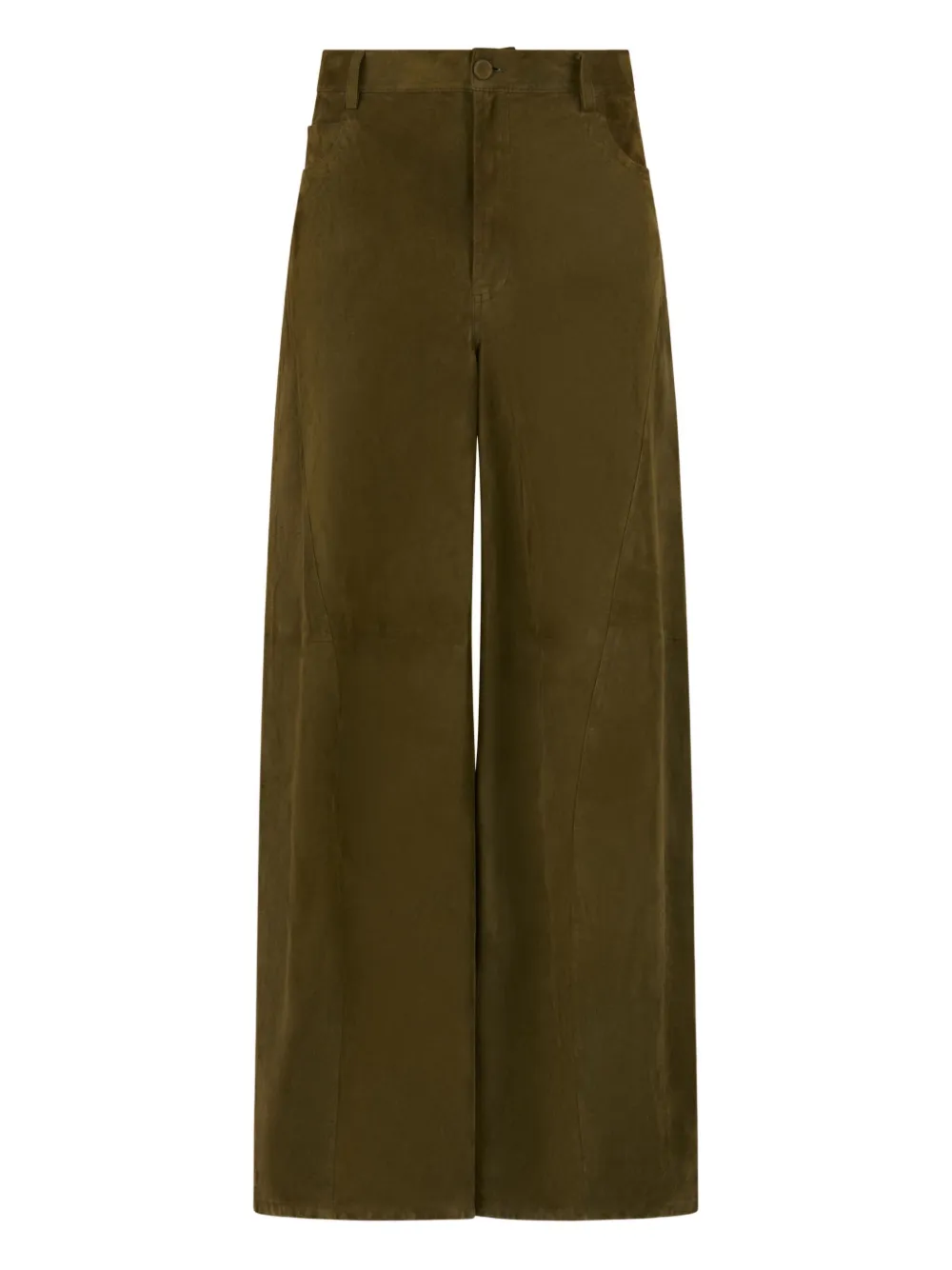 

Брюки широкого кроя Marni, зеленый