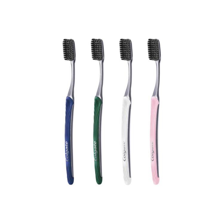 

Мягкая и шелковистая зубная щетка из бамбукового угольного волокна набор 4 шт COLGATE