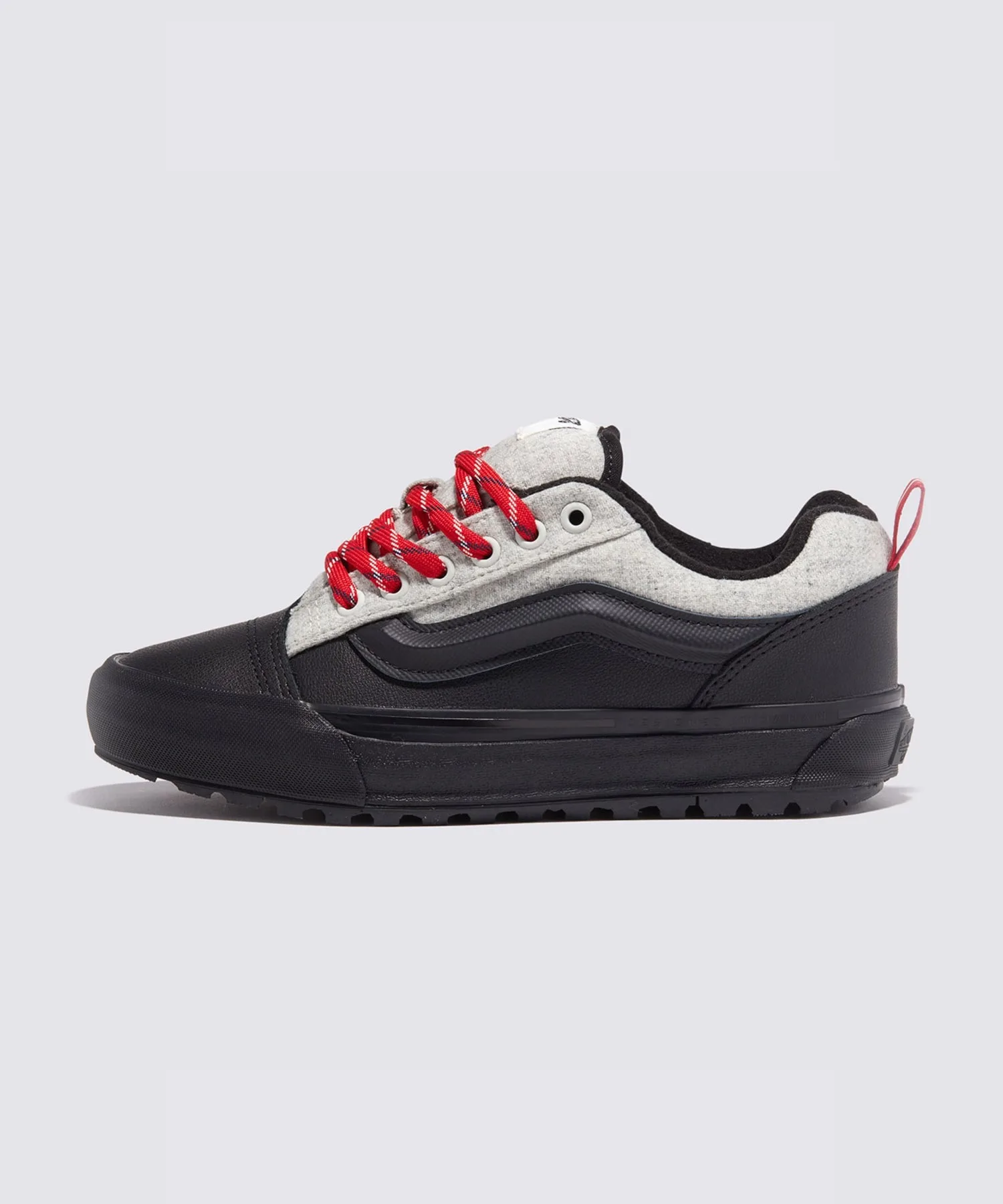 Унисекс кроссовки из кожи и шерсти VANS LX Knu Skool MTE-1 TDC чёрные