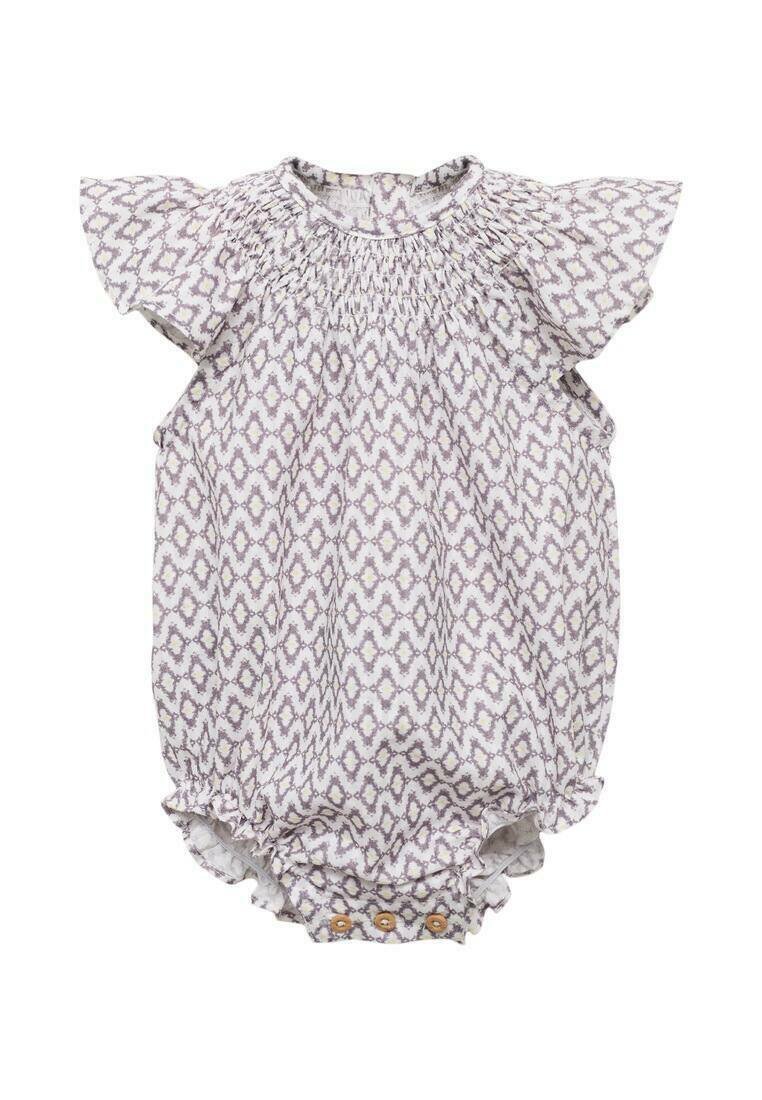 

Комбинезон PRINT Mango Kids, слоновая кость