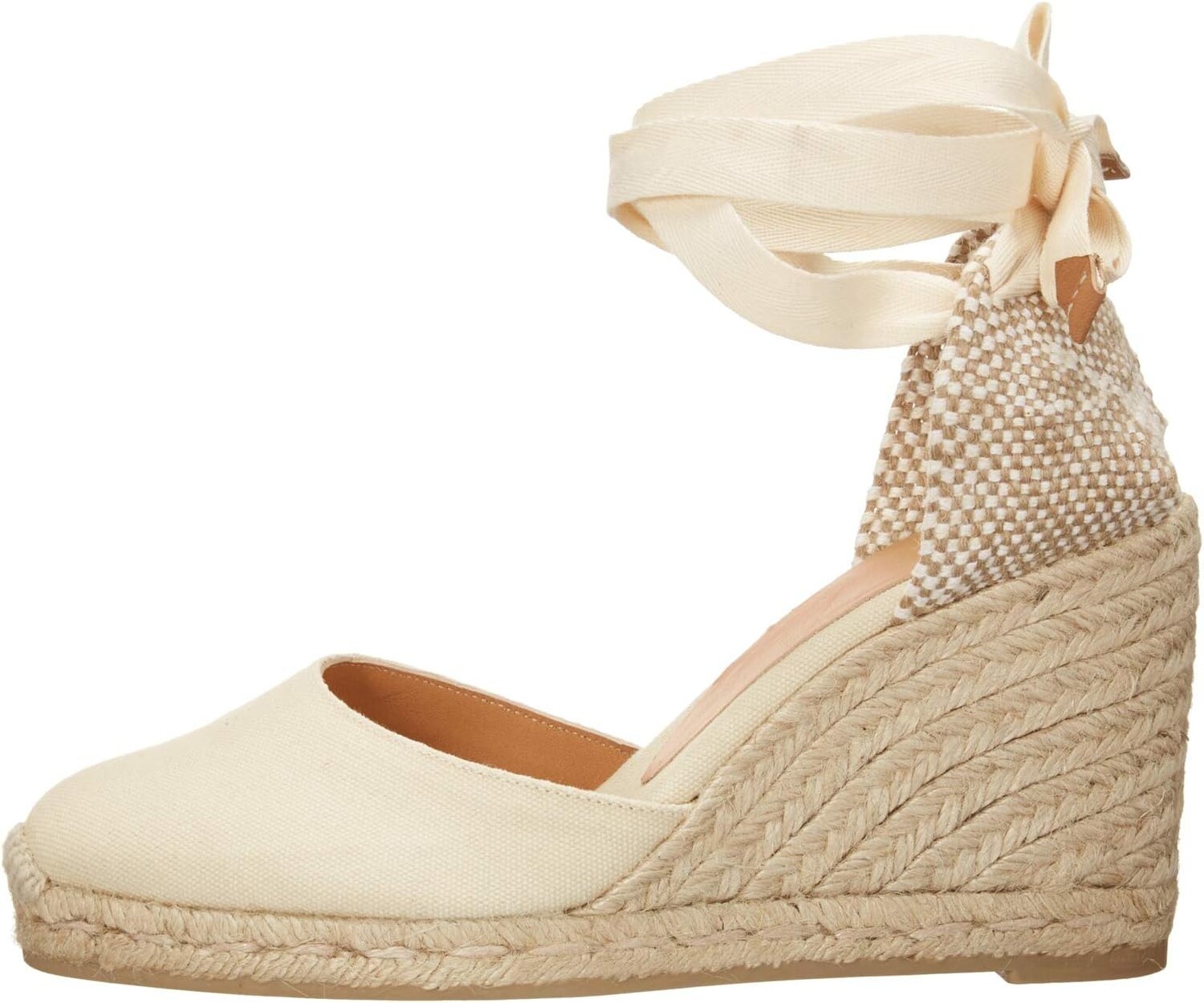 Туфли на танкетке Carina 80 Wedge Espadrille CASTANER, слоновая кость — фото 4