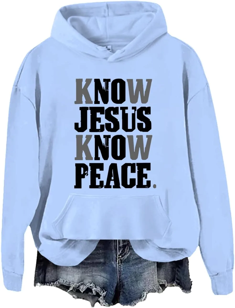 

Толстовка Christian Hoodies Know Jesus Know Peace JWVEL