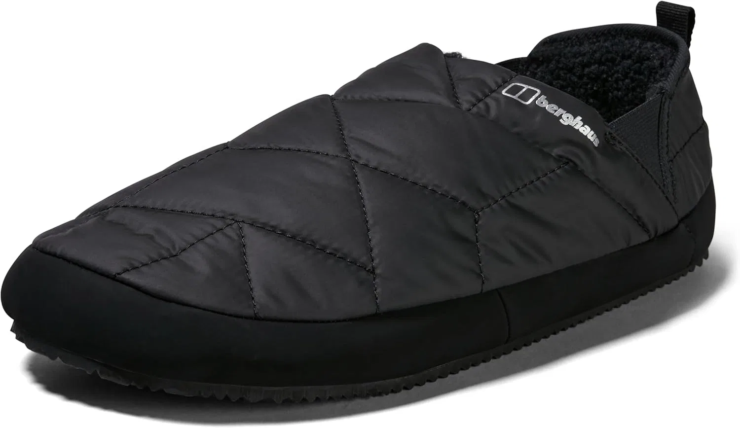 Тапочки Berghaus Unisex Bothy Slipper 2.0, Jet Black And Grey Pinstripes