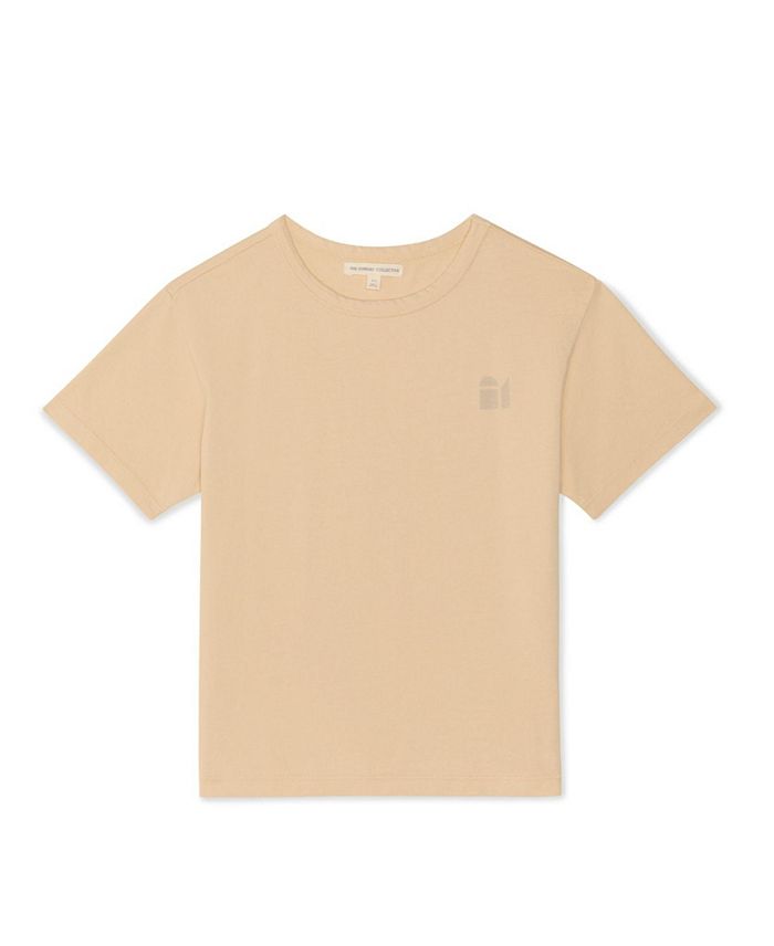 

Унисекс повседневная футболка с натуральным окрашиванием - для малышей и детей постарше The Sunday Collective, коричневый/бежевый