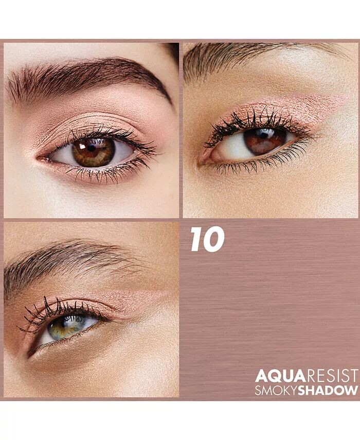 Стик для теней Aqua Resist Smoky Shadow Make Up For Ever, цвет 10 - Peony — фото 2