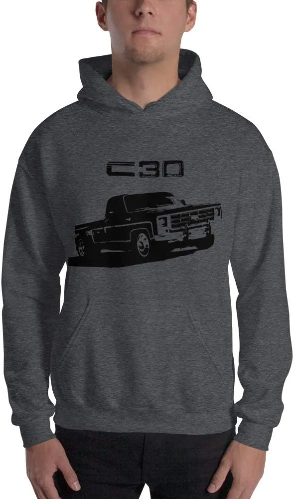 

Толстовка с капюшоном Unisex с принтом Chevy Silverado C30 1979 JG Infinite