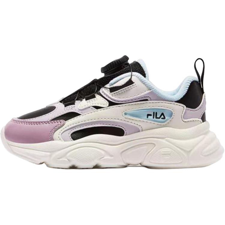 

Скользостойкие, износостойкие, с термоподдержкой низкие кроссовки для бега Kids' FILA KIDS, черный/розовый