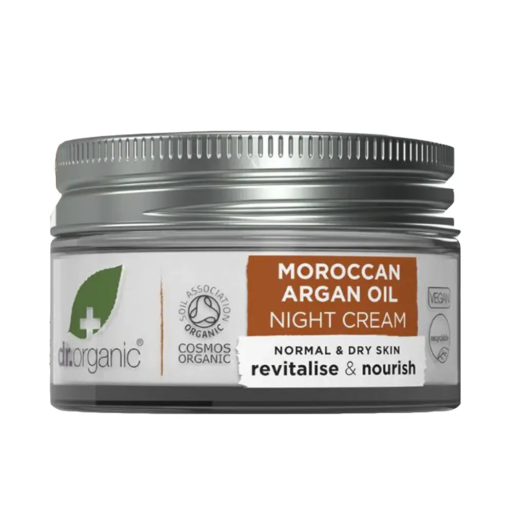 

Крем для лица Argán crema de noche Dr. Organic, 50 мл.