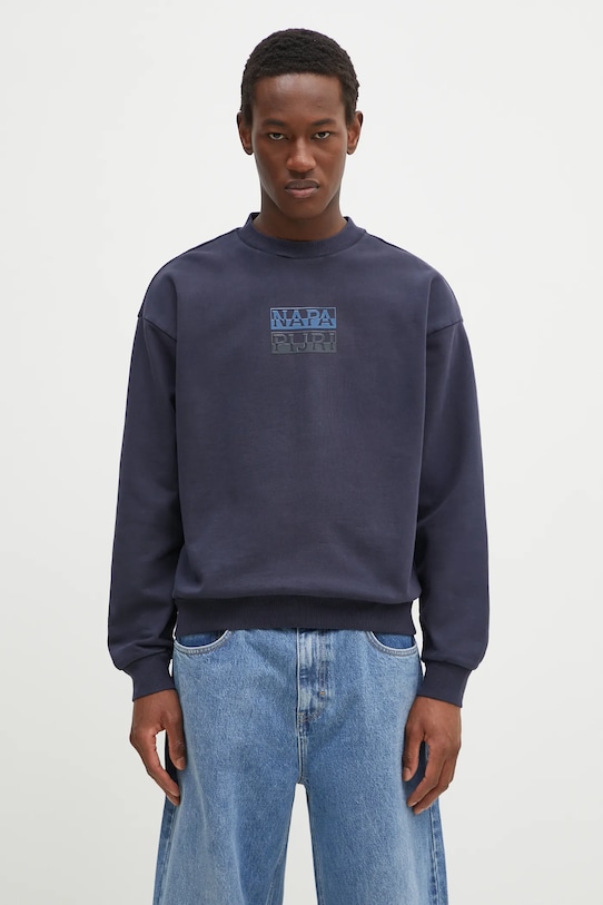 

Хлопковая рубашка B-Cortona Napapijri, темно-синий