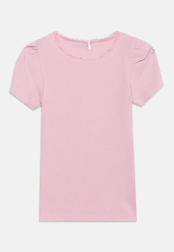 Футболка Nmfkab ss top noos print t-shirt Name It, сиреневая — фото 3