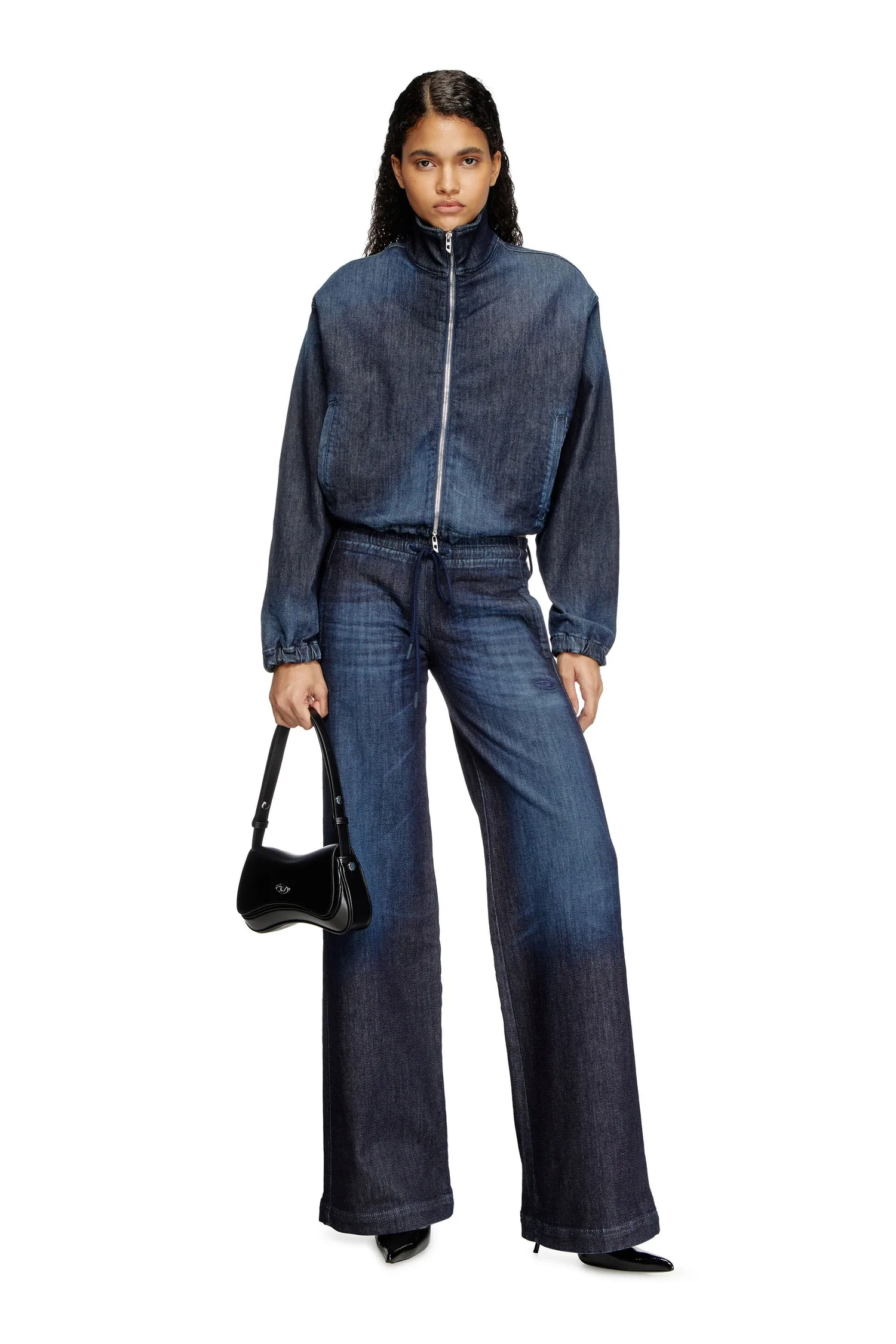 Женские джинсовые брюки-джоггеры 2078 D-AINTY JOGG Diesel, blue — фото 3