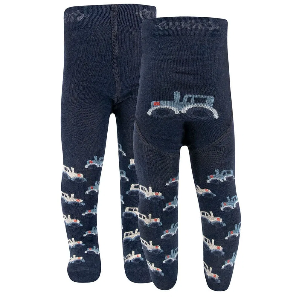 Колготки с трактором Ewers, navy