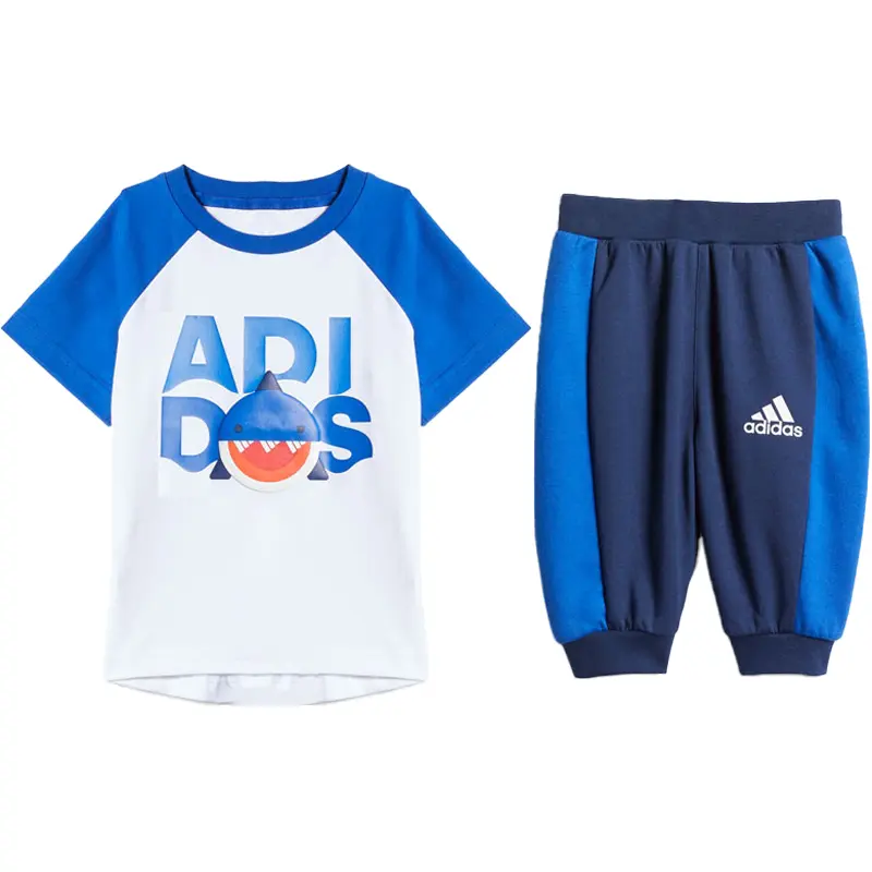 

Повседневная спортивная одежда для младенцев и малышей Adidas, темно-синий