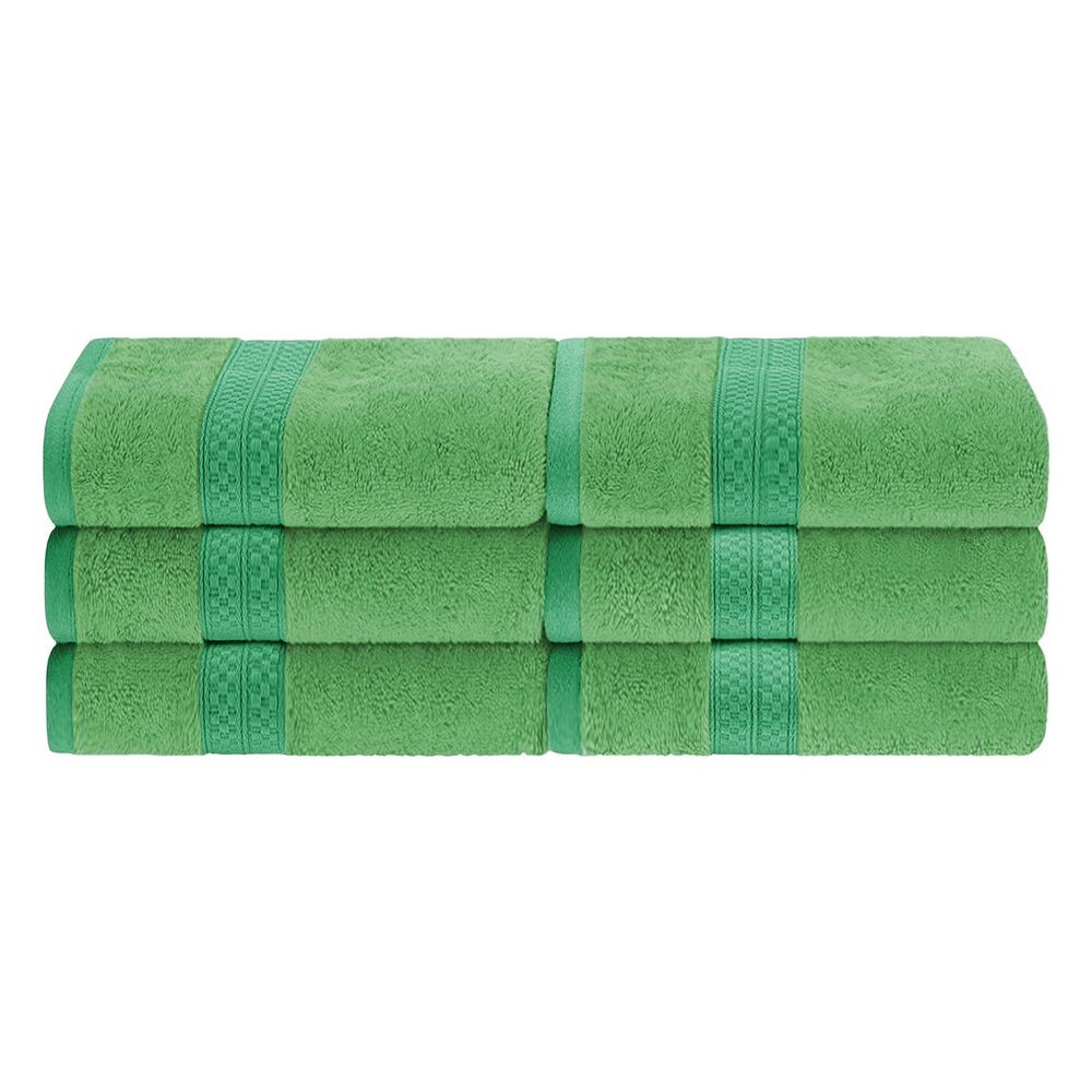 

Набор полотенец для рук SUPERIOR Rayon from Bamboo Blend Solid, 6 шт., цвет Spring Green