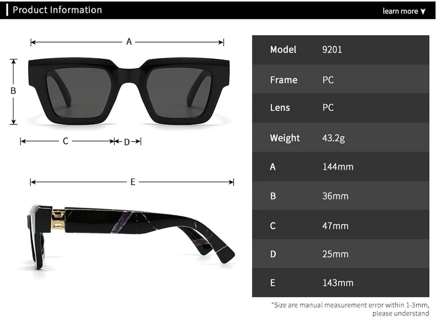

Солнцезащитные очки Y2K в стиле «квадратные» для женщин, винтажные панк-очки с градиентным переходом цвета, солнцезащитные очки для мужчин Melrose, 2pcs Black&pink