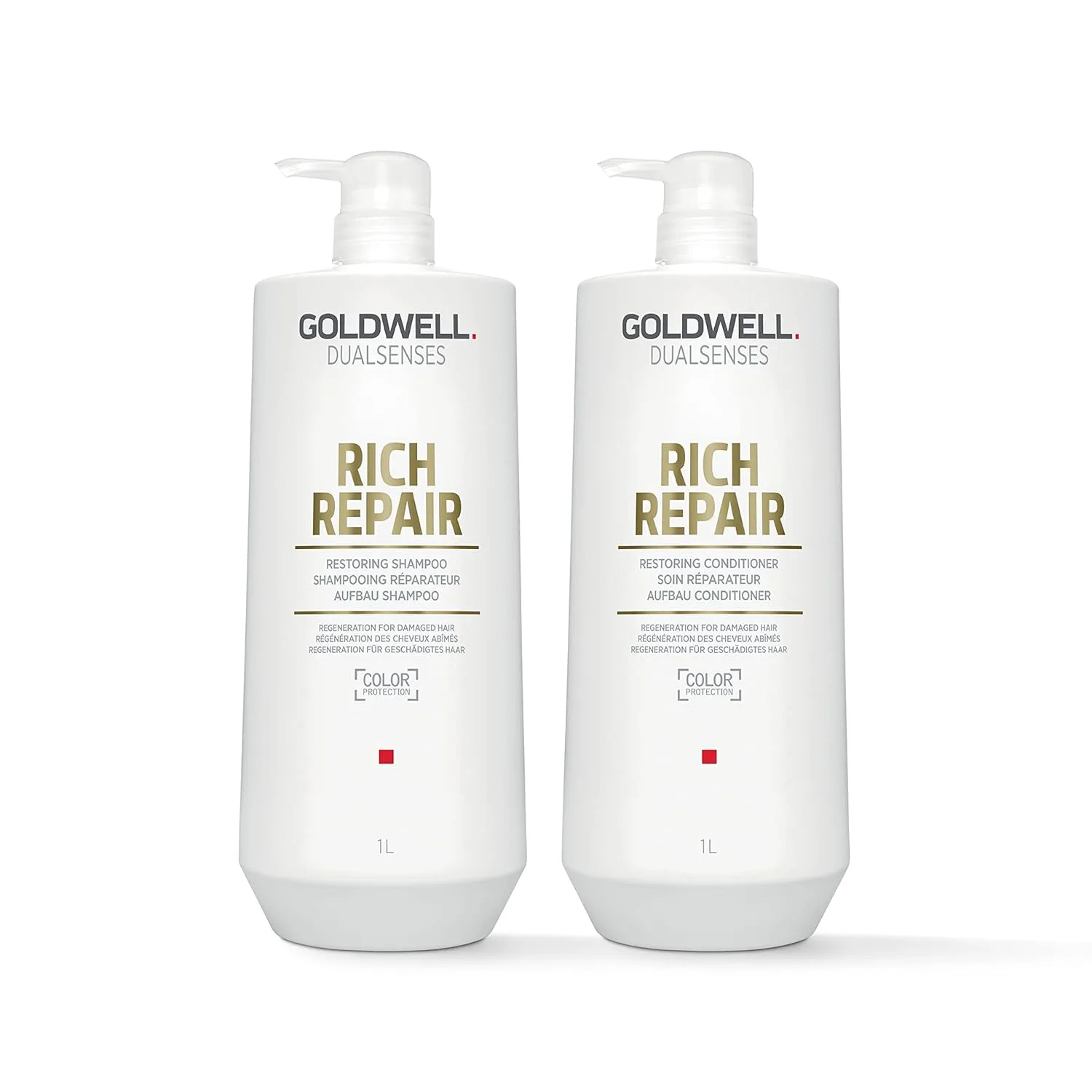 Восстанавливающий шампунь Goldwell Dualsenses Rich Repair 1000 мл (2 шт.)