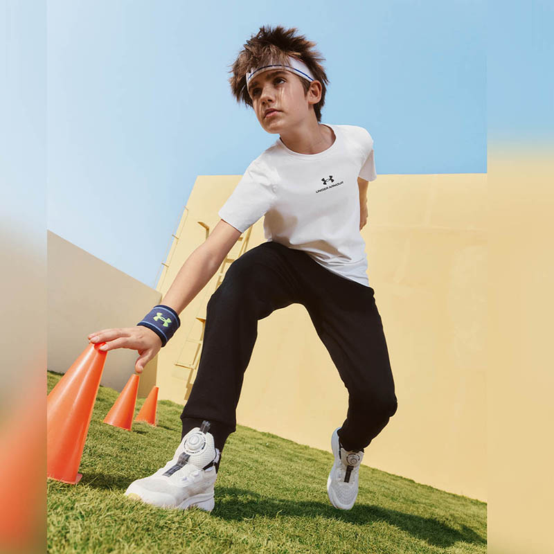 Футболка для детей 3-7 лет Under Armour, белый — фото 4