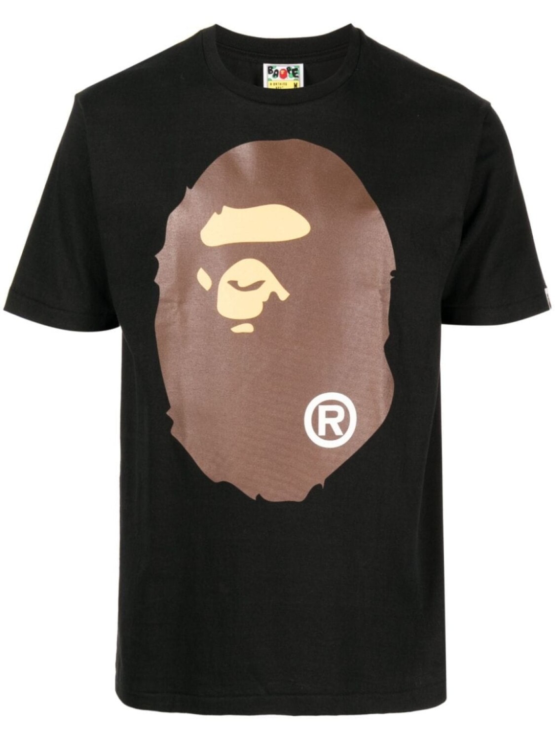 

Футболка из хлопка с логотипом A BATHING APE, черный