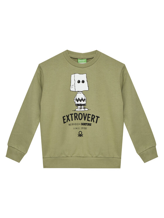 

Толстовка обычного кроя 3UNIC10NH United Colors Of Benetton, зеленый