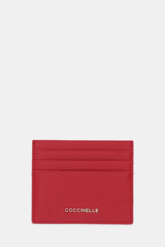 

Кожаный футляр для карт Coccinelle, красный