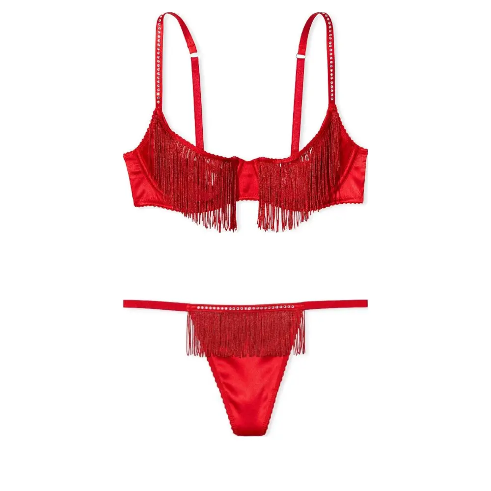 

Женский комплект нижнего белья Victoria's Secret, Clothing Sets (красный)