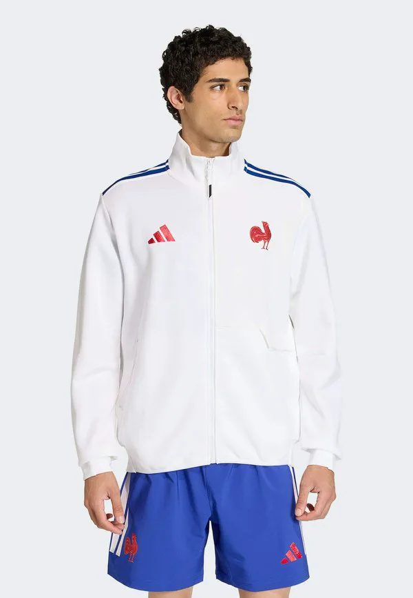 Тренировочная куртка с изображением гимна сборной франции по регби Adidas Performance, White