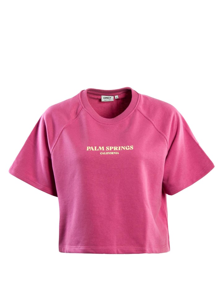 

Толстовка ONLY Sweatshirt, розовый