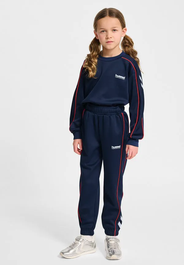 Брюки спортивного костюма jr interlock с регулируемой застежкой Hummel, Dress Blues — фото 4