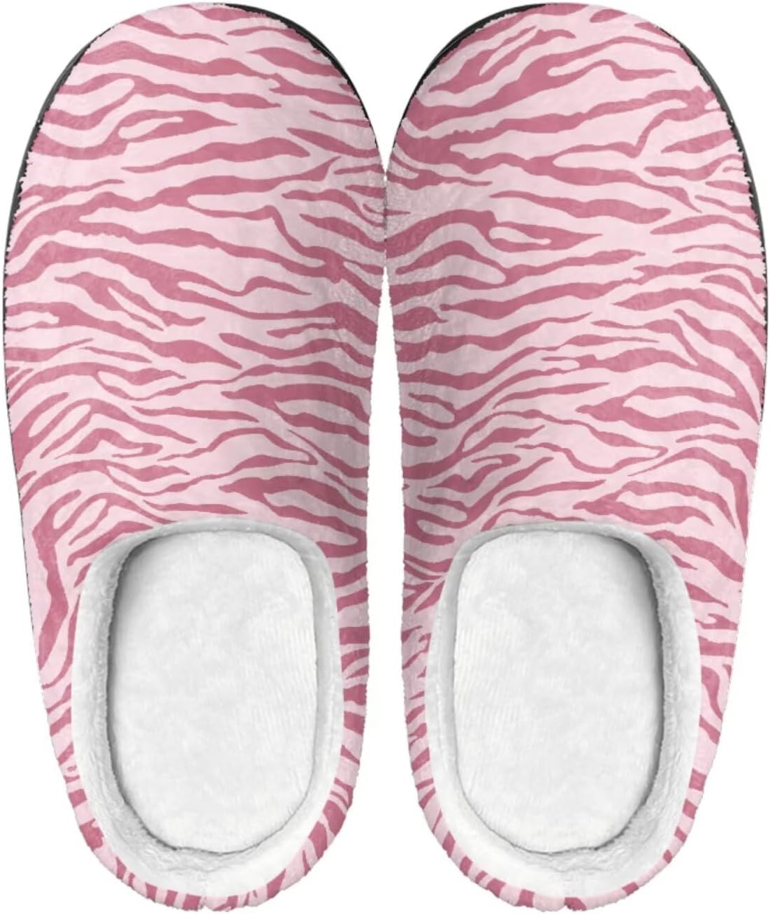 

Мужские и женские нескользящие тапочки, теплые мягкие уютные тапочки из фланели, домашняя обувь для спальни и улицы, размеры 2-12 Zcfygdx, розовый