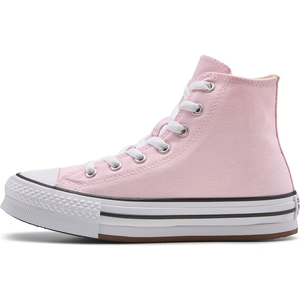 Детские кеды на толстой подошве Chuck Taylor All Star Lift высокие, большой размер Converse, sugar berry pink/white — фото 3