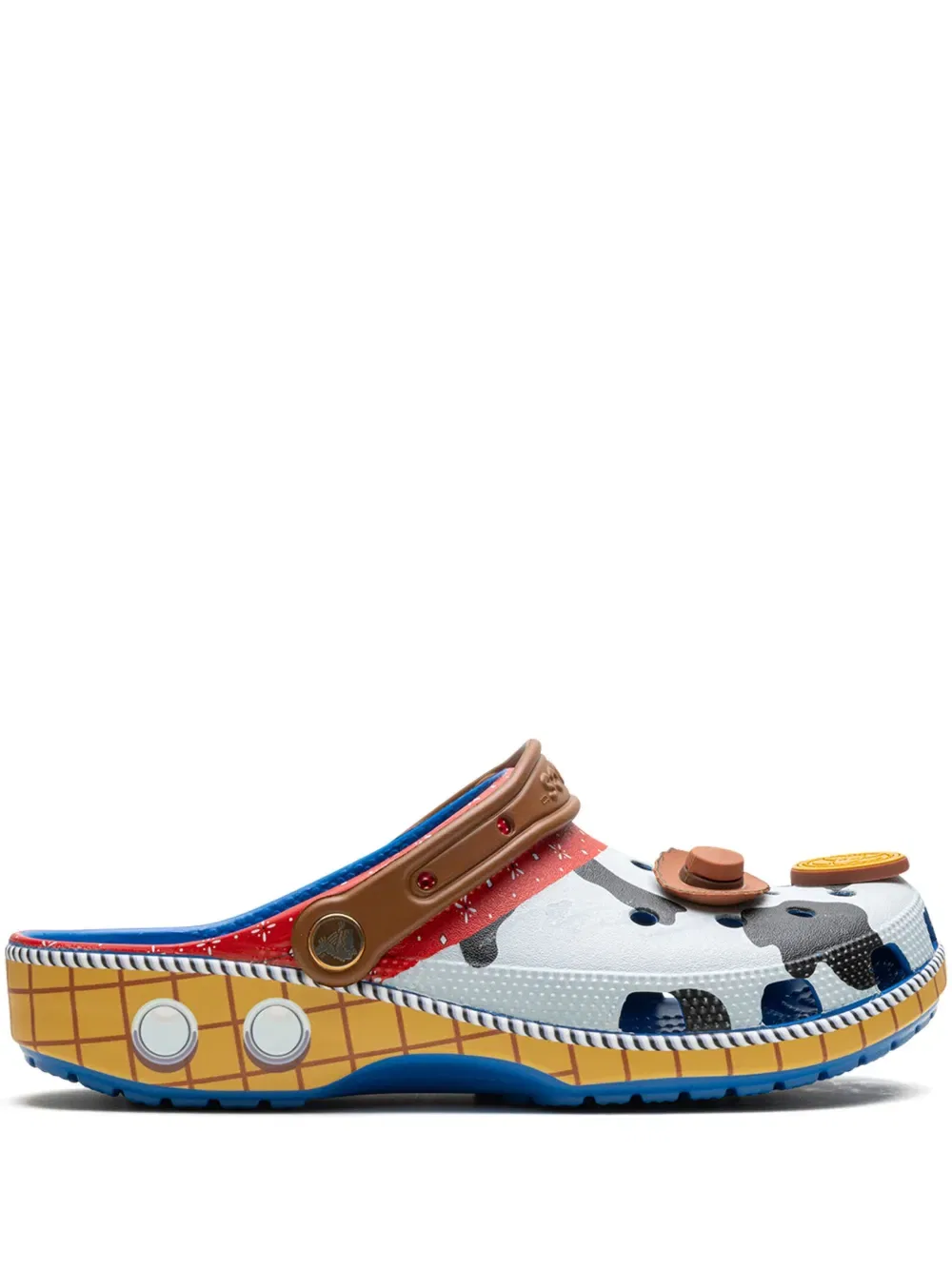 Сабо Disney Pixar История игрушек Шериф Вуди Crocs, белый