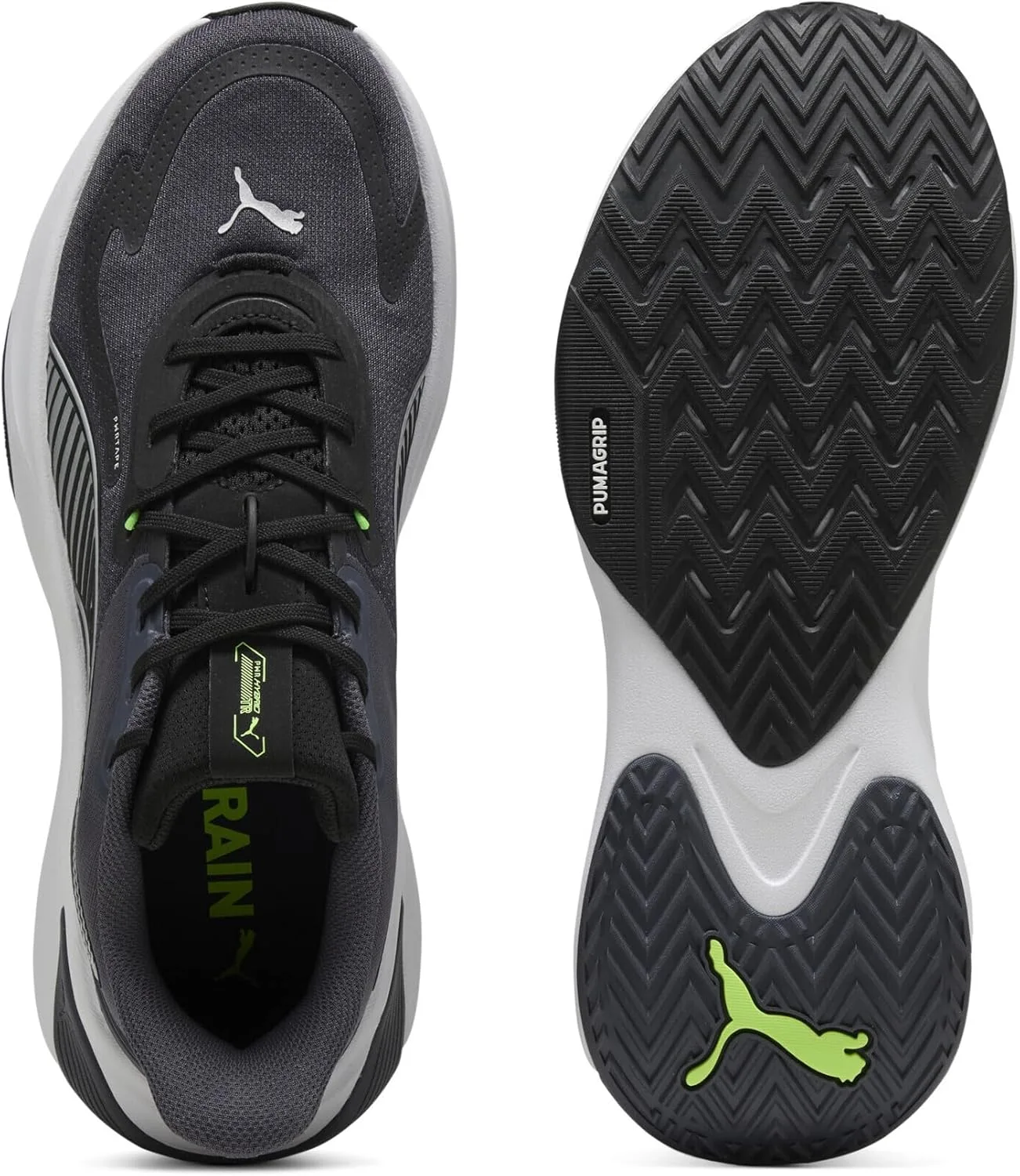 Кроссовки PUMA Adult PWR Hybrid Training Shoes, черный/зеленый/серый — фото 4