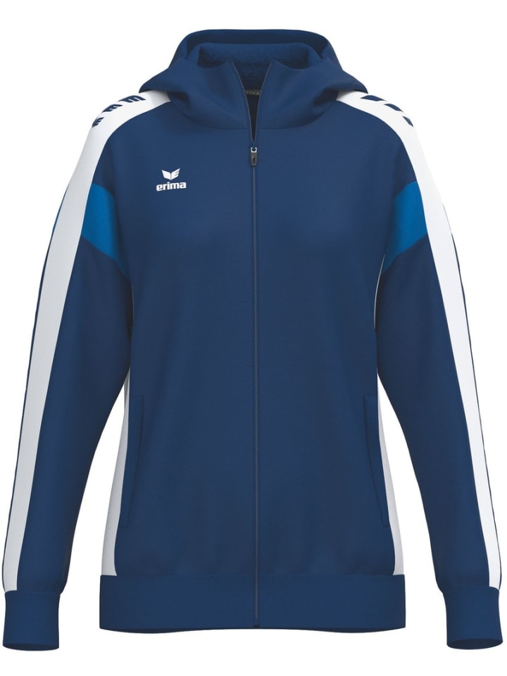 

Тренировочная куртка "Celebrate 125 Training Jacket With Hood" синего цвета erima