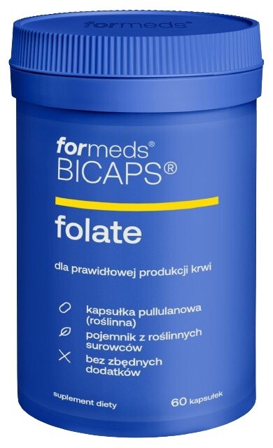 

ForMeds, BICAPS FOLATE Фолиевая кислота для планирования беременности, Добавка , 60 капсул Inna Marka