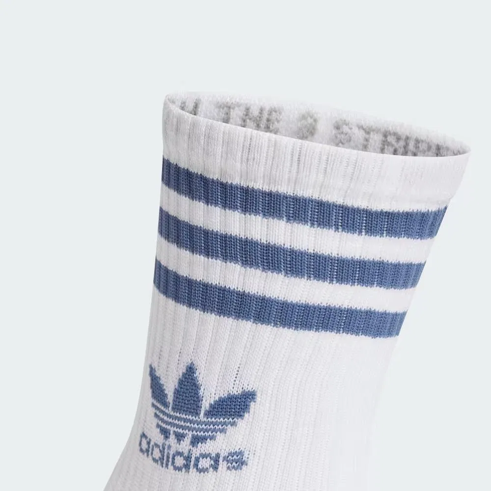 Носки средней высоты 3 пары Adidas Белый/Бордовый/Темно-синий/Зеленый — фото 4