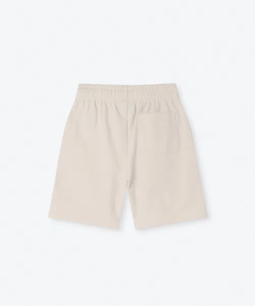 Унисекс шорты MUSINSA STANDARD KIDS базовые хлопковые кремовые — фото 3